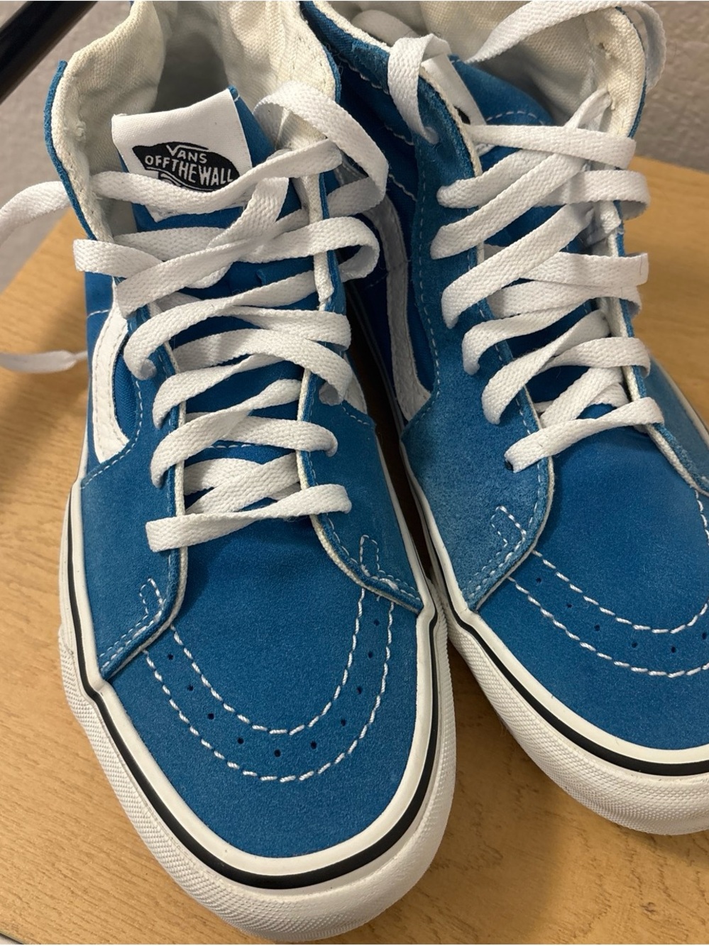 Vans Sk8-Hi High-Top Sneakers in Blue